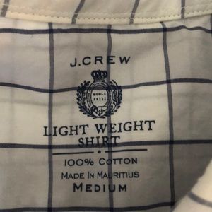 J crew lightweight button down casual shirt